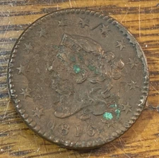 1816 Large Cent XF+ Details @ A Fraction of Greysheet CHRC
