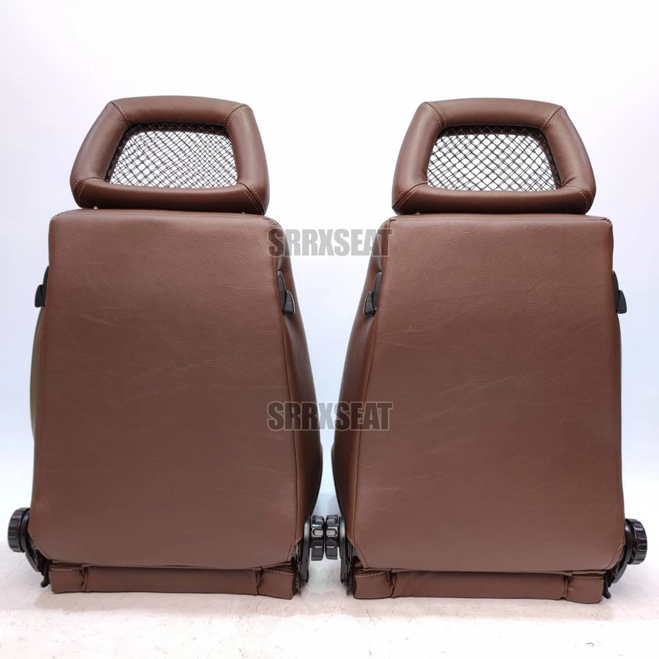 【1 PAIR】AUTHENTIC RECARO LXB CHOCOLATE RETRO【SHIP FROM TH ➞ CUSTOMS MAY APPLY】 - Image 2 of 4