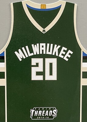 2015-16 Panini Threads Away Jersey RASHAD VAUGHN Milwaukee Bucks