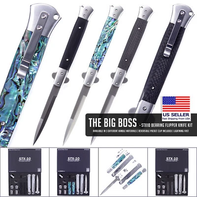 KNIFEKITS.COM STX10 - DIY Folding Knife Making Kit - USA Design