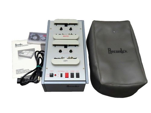 Recordex USA Soundmaster IV - 1-4 Stereo Cassette Duplicator READ