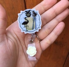 Cute Flamingo Nurse Badge Holder/Reel ID Card Holder Medical Nurse RN