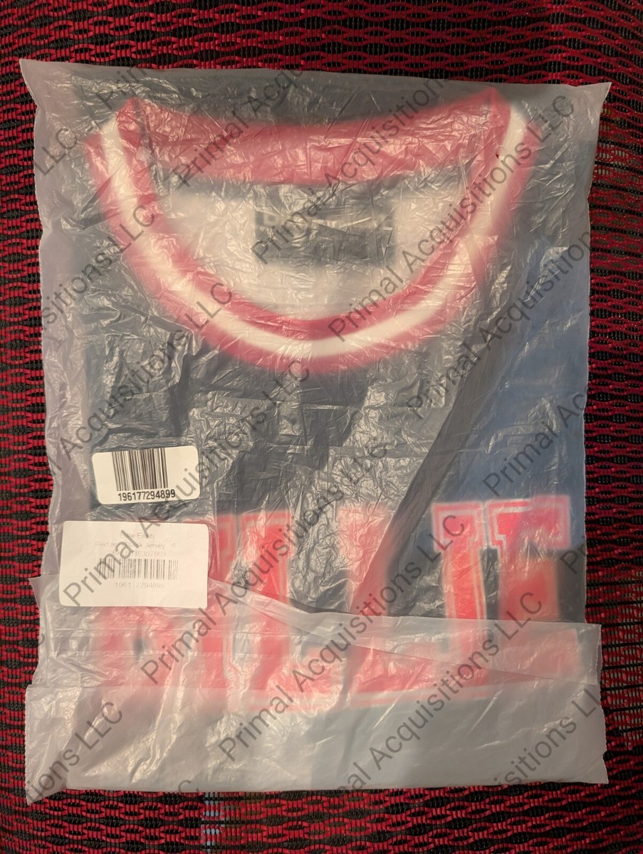 Billie Eilish Red and Black Basketball Jersey SMALL READY TO