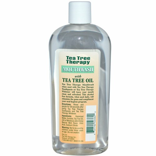 Teebaumöl Mundspülung, natürlicher frischer Geschmack, 12 fl oz (354 ml) - Bild 2 von 2