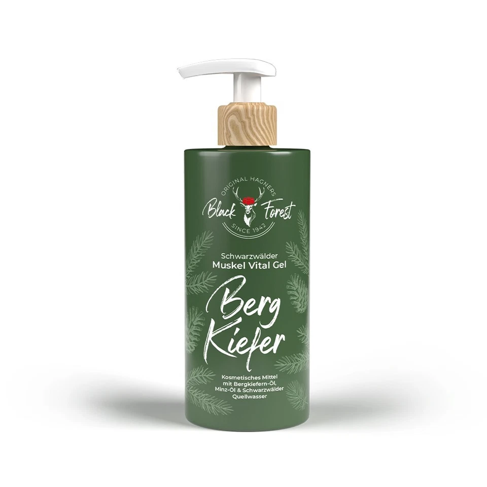 Original Hagners Black Forest Muskel Vital Gel Bergkiefer, 300 ml, Art.-Nr. 4965