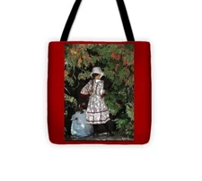 Girl Looking Tote Bag by Photographer Marco Catalfio 