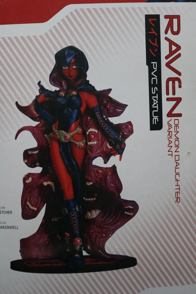 Estátua DC Direct Ame-Comi Raven Demon Daughter variante PVC na caixa - Imagem 3 de 4