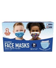 24Pcs Just Play 3ply Kids Face Mask Large