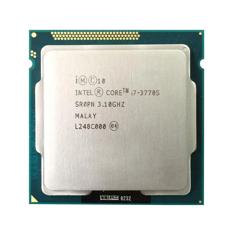 Intel Core i7-3770S SL0PN 3.1 GHz Quad-Core 8MB LGA 1155 CPU Processors - Image 2 of 3