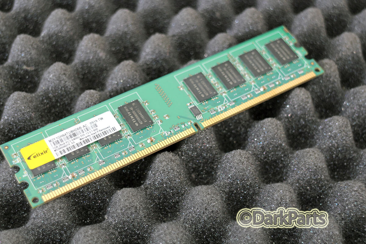 Elixir M2Y1GH64TU8HD6B-AC 1GB Memory RAM PC2-6400U-555-13-E1 Elixir M2Y1GH64TU8HD6B-AC 1GB Memory RAM PC2-6400U-555-13-E1
