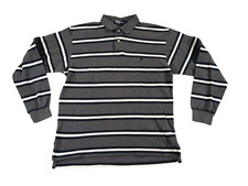 Vintage Polo Ralph Lauren Shirt Mens Large Sweatshirt Stripe Color Pony Rugby