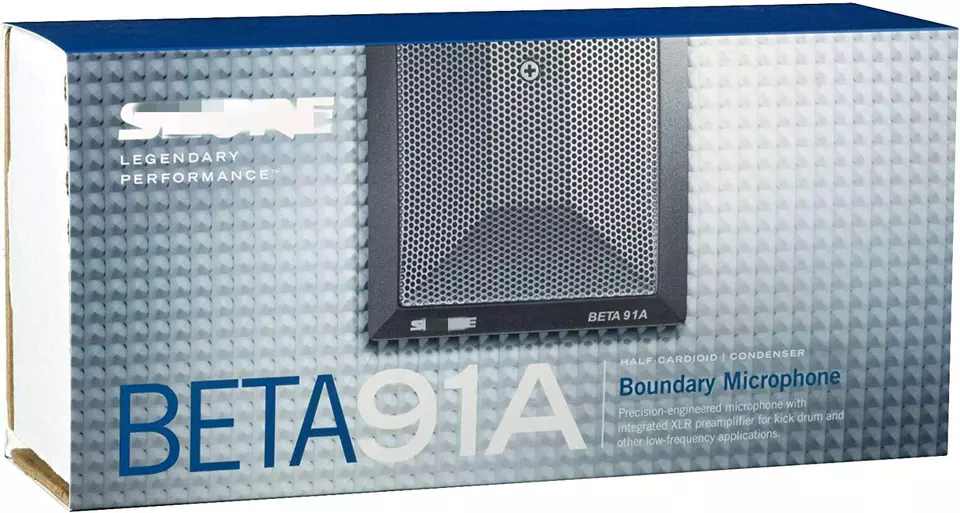 Shure Beta 91A Half Cardioid Condenser Kick Drum Microphone Shure Beta 91A Half Cardioid Condenser Kick Drum Microphone