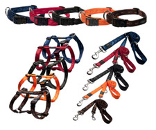 Hundeleine Hundegeschirr Hundehalsband Hund Zubehör Marke, 5 Farben, 4 Größen