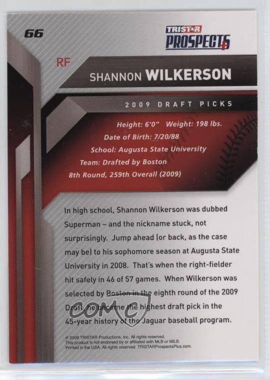 2009 TRISTAR Prospects Plus Shannon Wilkerson 66 eBay