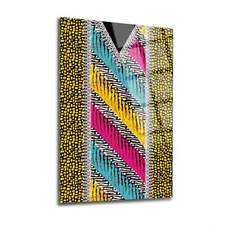 Lacy Colors Tempered Glass Wall Art, Easy Installation, Fade Proof Decor