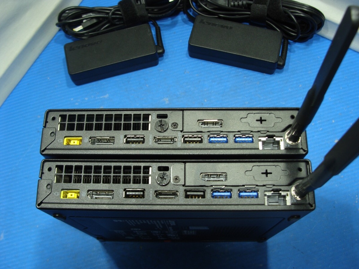 Lot of 2 Lenovo ThinkCentre M720q Intel i5-8400T 8GB RAM 256 Lot of 2 Lenovo ThinkCentre M720q Intel i5-8400T 8GB RAM 256