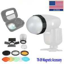US TR-09 Magnetic Round Flash Head Accessory For Godox AD100Pro AD200 V1 V1Pro
