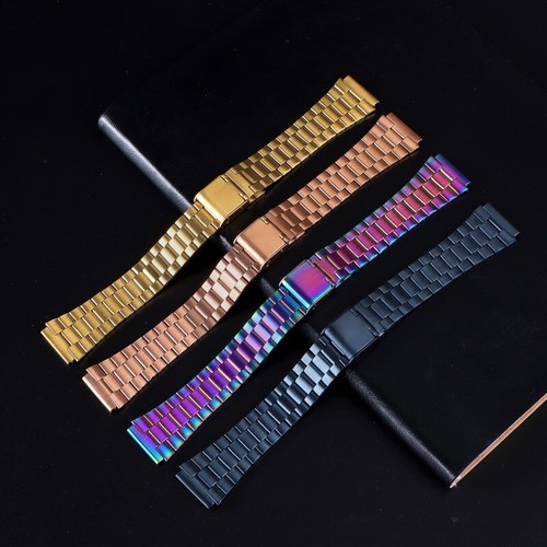 Passend für Casio A158W/F91W/AE1200 Edelstahl Uhrenarmband 18mm Premium Metallband - Bild 4 von 15