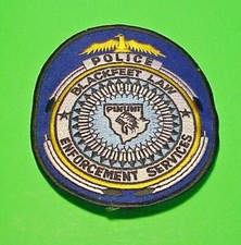 BLACKFEET  MONTANA  LAW ENFORCEMENT SERVICES TRIBAL  4 3/4"  POLICE PATCH