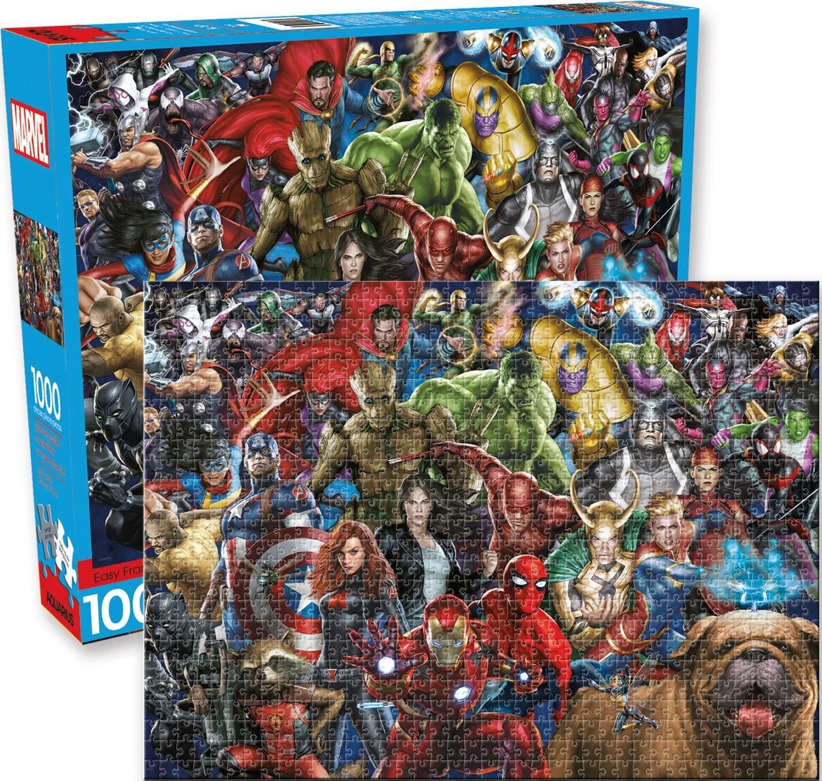 AQUARIUS Marvel Cast Puzzle (1000 Piece Jigsaw Puzzle)