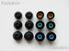 12pcs S/M/L BLACK Replacement Set Ear Tips Earbuds for Sony MDR-AS600BT 