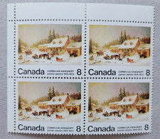 canada stamp #610p - The Blacksmith s Shop (1972) 8¢ F/F, GT2 MNH OG