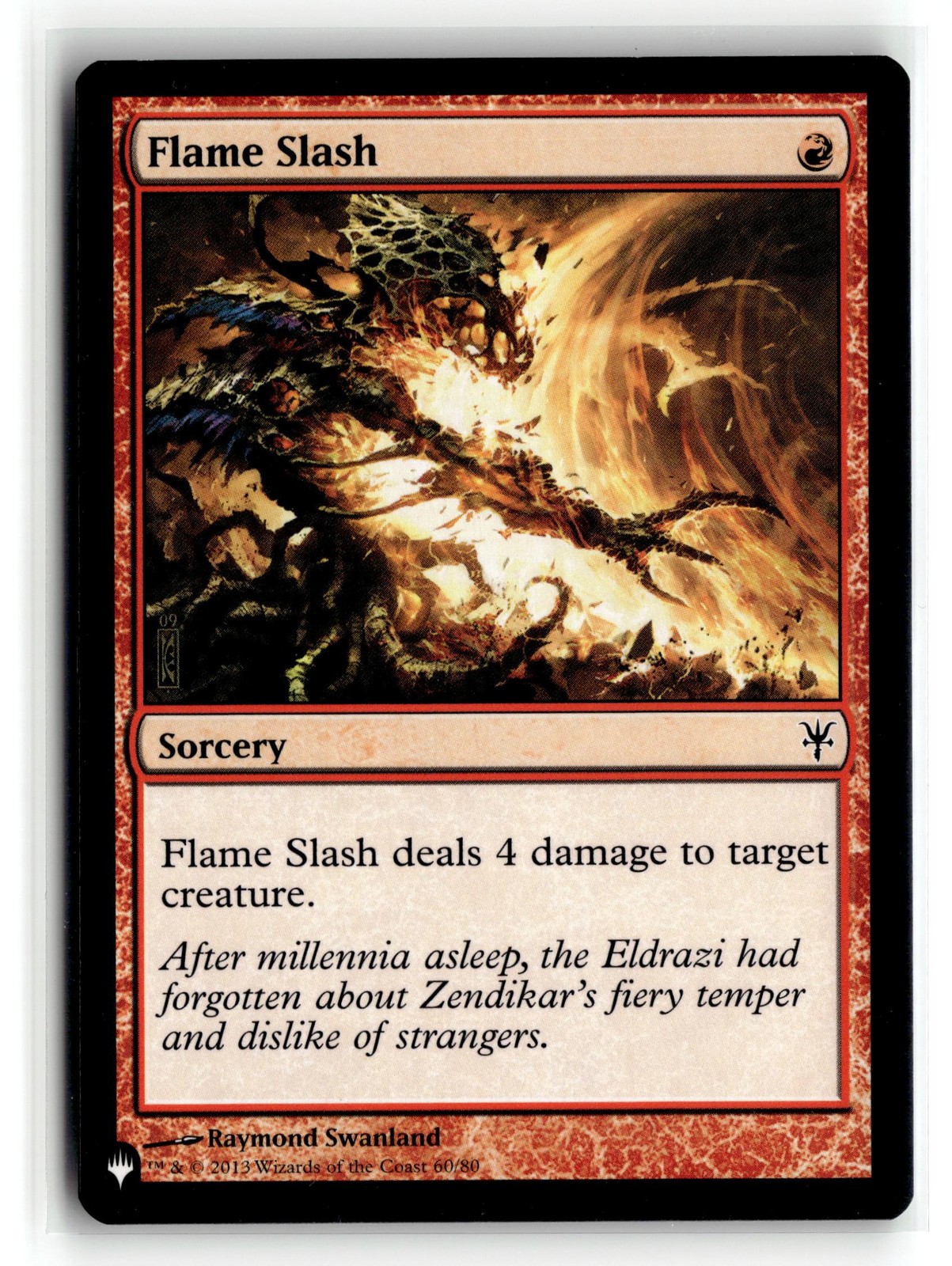 MAGIC TG: Duel Decks: Sorin vs. Tibalt #60 Flame Slash Common .M2A