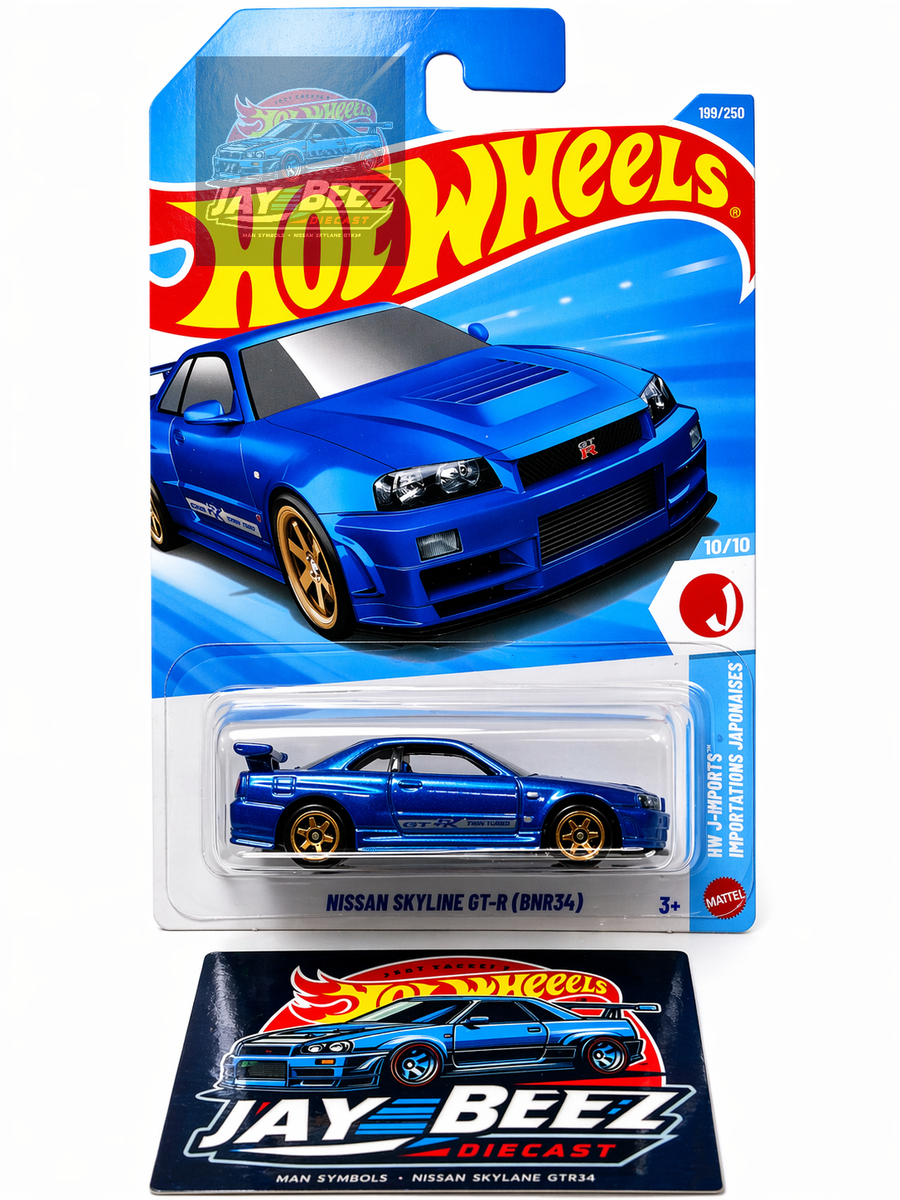 Hot Wheels 2026 NEW Case K Nissan Skyline GT-R (BNR34) LC (Promo C