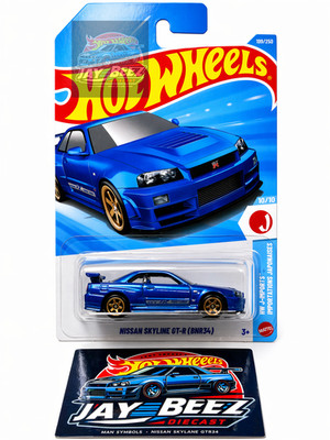 Hot Wheels 2026 NEW Case K Nissan Skyline GT-R (BNR34) LC (Promo C