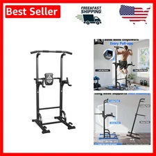 Multifunctional Power Tower with 450LBS Capacity - Ideal for Full-Body Workouts