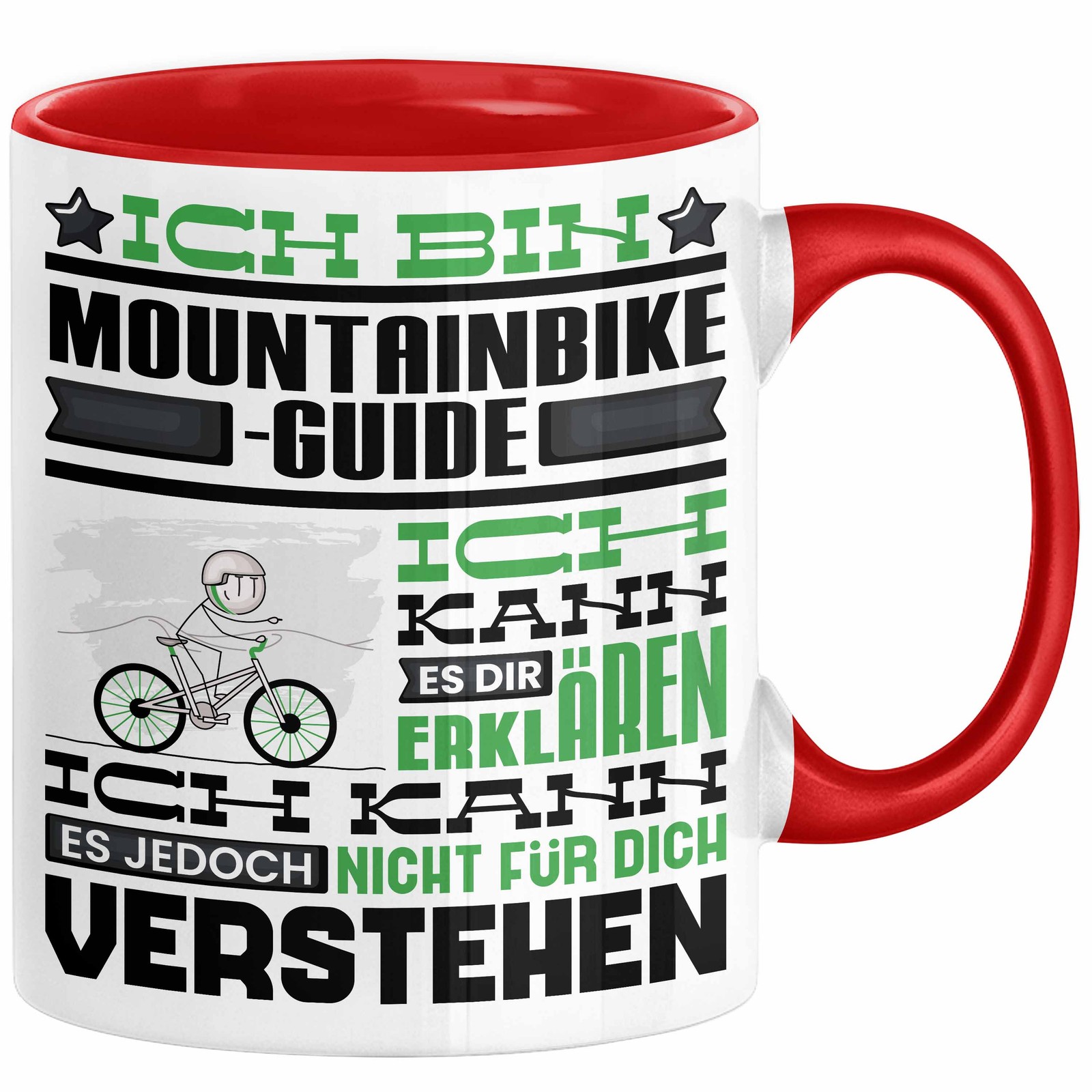 Guida Mountain Bike Regalo Tazza Caffè Idea Regalo per Guida Mountain Bike Io foto 5