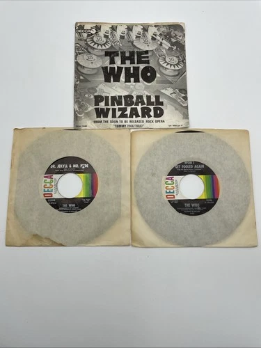 The Who - Lot of 3 - 45 RPM 7" Singles - Decca Records (VG+ - EX)