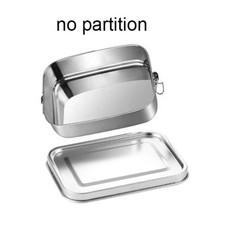 Leakproof 304 Stainless Steel Box Metal Lunch Box Food Storage Container UK