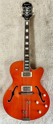 Epiphone Emperor Swingster Semi Hollow Electric Guitar, Sunrise Orange Finish