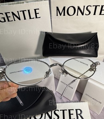 小物 GENTLE MONSTER eyewear clear Gentle Monster Gleam 02 Sunglasses Silver/Clear in Metal - US