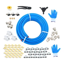 Compressed Air Line System Master Kit For M7500 3/4" Tubing 100 Feet 3 Outlets