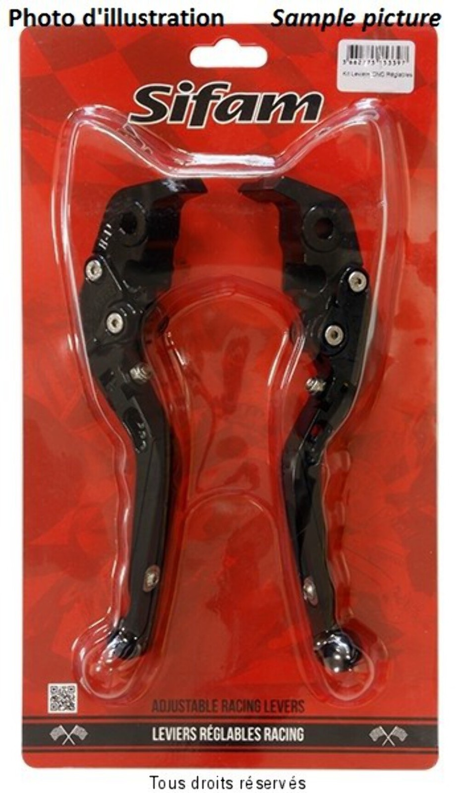 Leviers Sifam pour remplacer les commandes de KTM Duke 390 2014 - 3