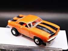 Aurora MM Ink T-Jet Chevy Camaro Org/Blk NOS Body and Chassis