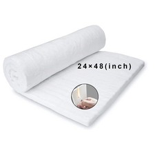 48"x24" x1" Thick Ceramic Fiber Blanket Fireproof Insulation Baffle Rated t...