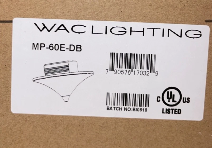 WAC Lighting MP-60E-DB (Dark Bronze) Quick Adjust Canopy, 60W, FREE SHIPPING - Изображение 4 из 4