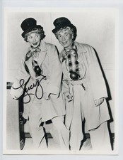 LUCILLE BALL Autographed 8x10 Photo HAND SIGNED with Harpo Marx