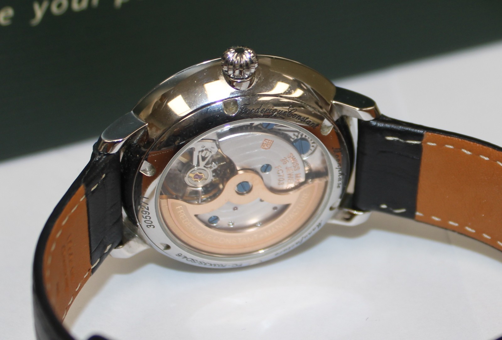 Frederique Constant Moon Phase Automatic Strap Watch - 703X3S - Box & Papers