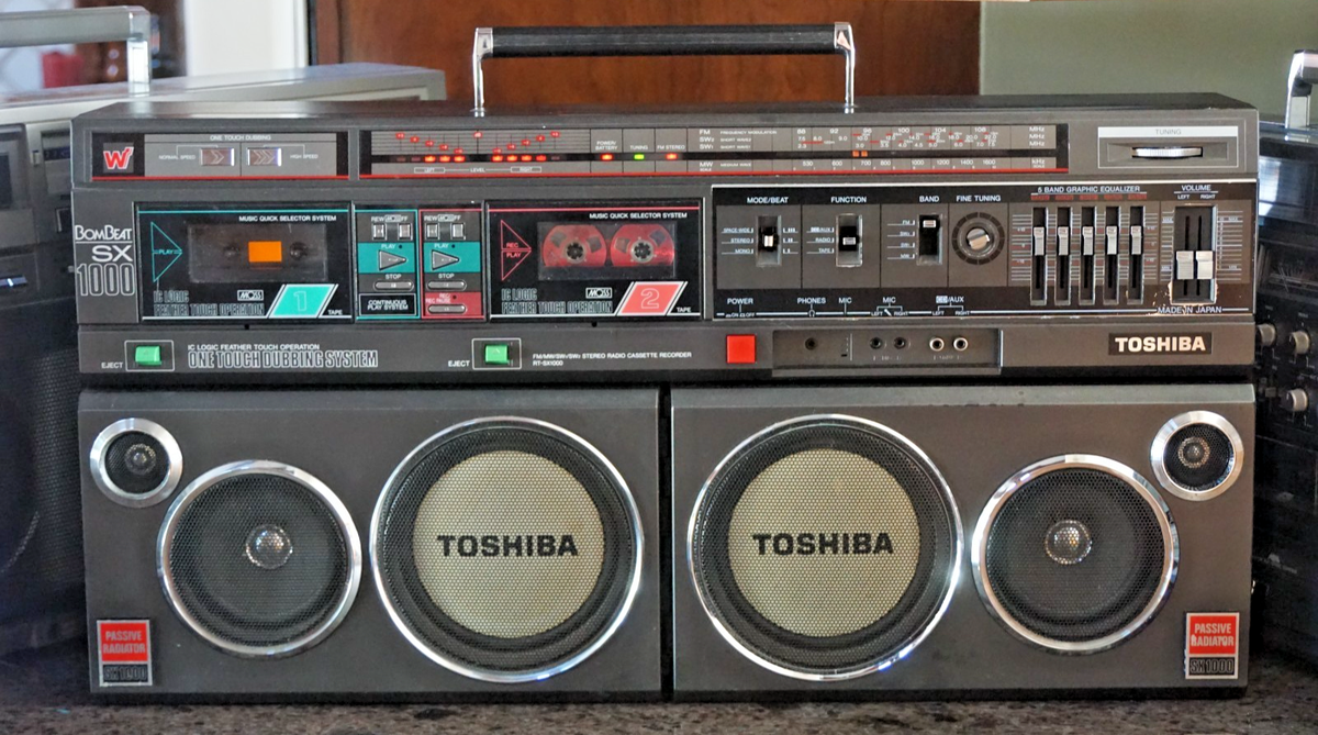 Overhauled/Recapped/New Belts/Transistors Toshiba BomBeat SX-1000