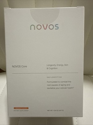 Novos - Novos Core Vitamin Drink Mix -Orange -30packets -Exp 12/27 -New! Sealed!