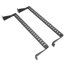 JINGCHENGMEI 2 Pack of 1U Horizontal 19-Inch Rack Mount Cable Management Bracket