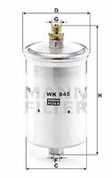 MANN-FILTER Wk 845 Kraftstoff Filter FüR Isdera, Mercedes-Benz, Puch