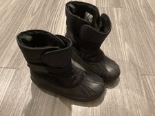 Kids Unisex Black Children's Place Snowboots, inner warm lining, size 3