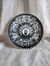 Timney Fowler Vintage Black And White Porcelain Plate 19 CMS 7.5 Inches 