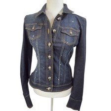 Philipp Plein Embellished Denim Jacket L   St...