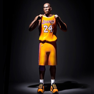 Fools Paradise XL Legend Two Four 24 Yellow NBA Kobe Bryant LA Lakers Figure